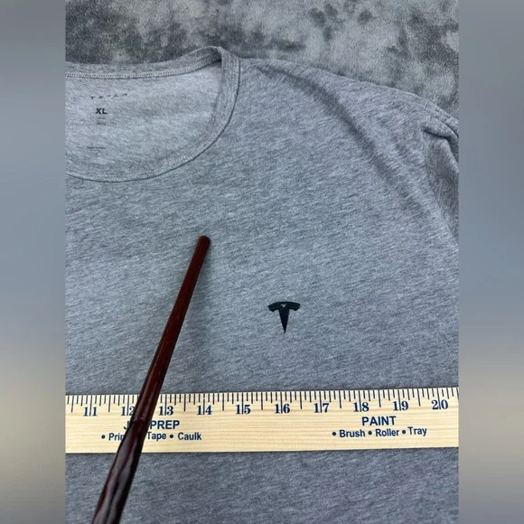 Tesla long sleeve shirt mens grey - Picture 5 of 8